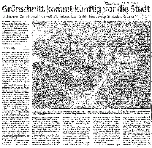 Zeitungsartikel vom 13.03.2010