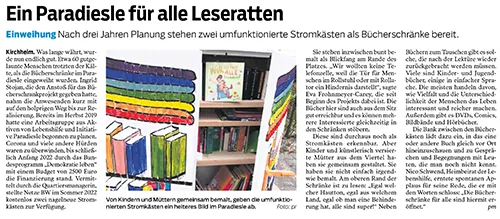 Zeitungsartikel vom 21.12.2022